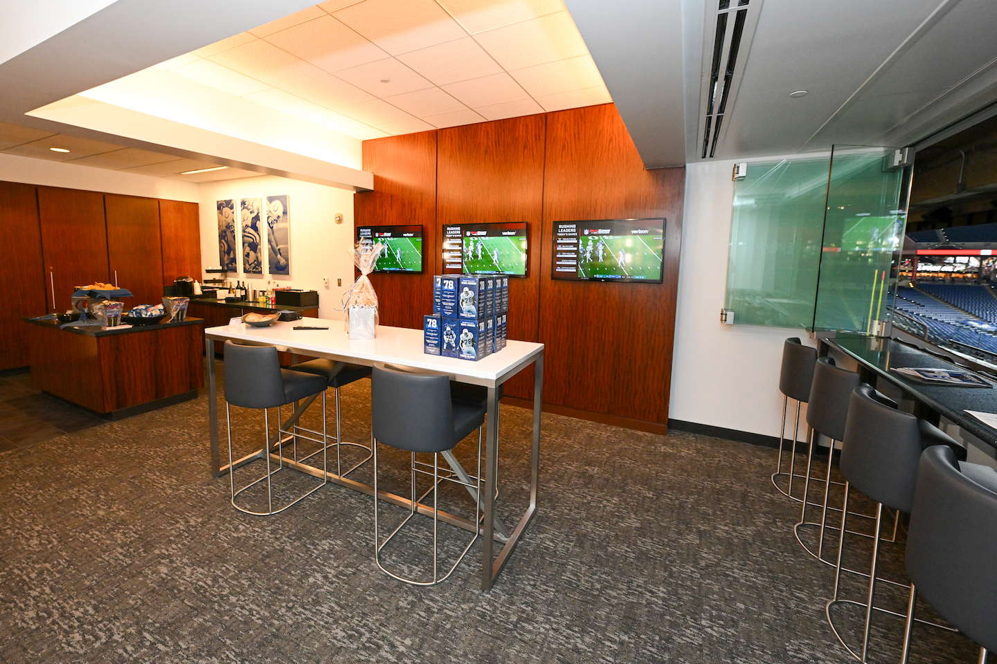 Interior of Loge Suite